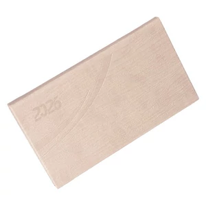 Zsebnaptár fekvő 2026 Fashion 5700-07 drapp Realsystem 2026 kollekció!