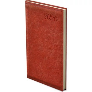 Zsebnaptár Image 2026 I035 Zseb Heti Vörösesbarna Toptimer 2026 kollekció!