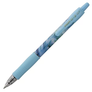 Zseléstoll 0,32 mm nyomógombos kék tolltest PILOT "G-2 Flow", kék