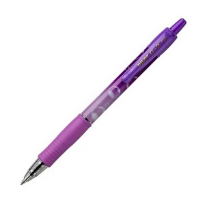Zseléstoll 0,32mm Pilot nyomógombos, G-2 Purple Bubble, kék