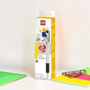 Zseléstoll, 0,7 mm LEGO kupakos, mini figurával fekete