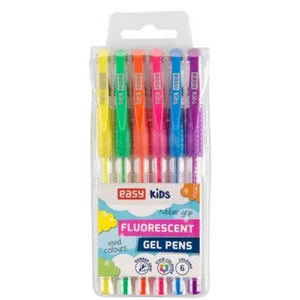 Zseléstoll Easy kids Fluo neon 6 szín/set