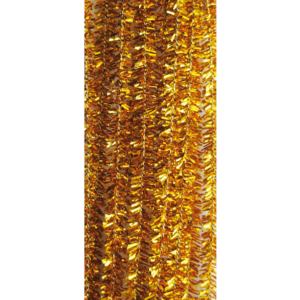 Zsenília 12mm arany 12x300 mm, 10szál/csomag 