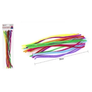 Zsenília drót 30cm vegyes szín 8féle szín,  20 szálas Torch F22371
