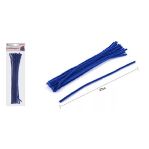 Zsenília drót 30cm 20db-os királykék 25