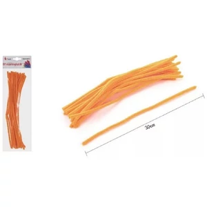 Zsenília drót 30cm 20db-os narancssárga 25