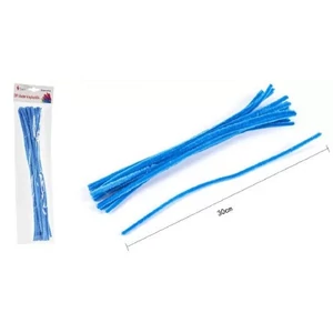 Zsenília drót 30cm 20db-os v.kék 25