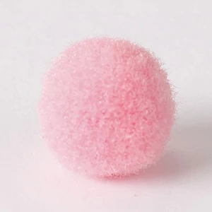 Zsenília pompon világos rózsaszín 2 cm, 100 db / csomag