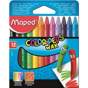 Zsírkréta 12 Maped Color Peps Wax viasz 12színű Írószerek Maped 861011