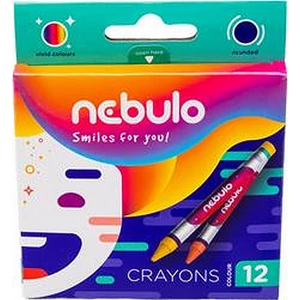 Zsírkréta 12 Nebulo normál 12színű Írószerek Nebulo NZSK-12/NVF2812