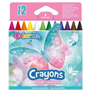 Zsírkréta lepkés Follow your Dreams kerek 12szín