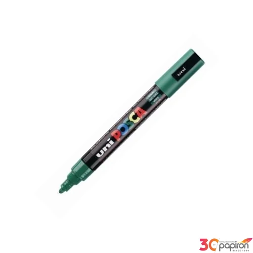 Decormarker UNI-BALL Posca 1, 8-2,5mm vízbázisu akril marker zöld Írószerek UNI Posca  PC-5M GREEN