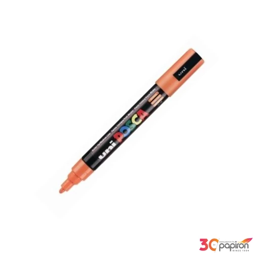 Decormarker UNI-BALL Posca 1, 8-2,5mm vízbázisu akril marke narancs Írószerek UNI Posca  PC-5M ORANGE