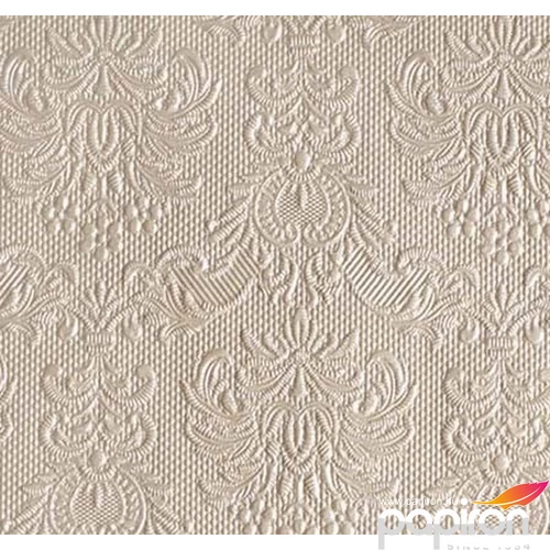 Szalvéta Ambiente Elegance pearl taupe, dombornyomott 33x33cm 3rétegű 15db/csom