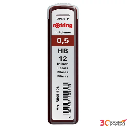 Nyomósironbetét 0,5 HB Tikky Rotring S0312650/R505508N