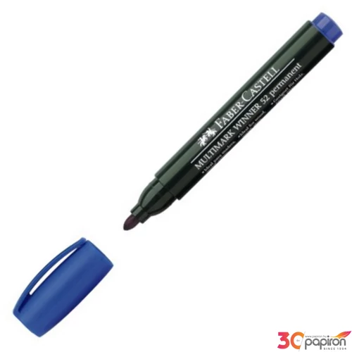 Faber-Castell alkoholos filc 52 kerek hegyű kék -2,8mm 157851
