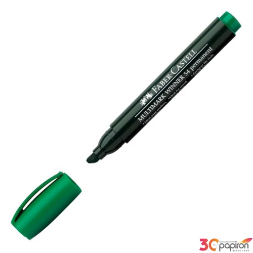 Faber-Castell alkoholos filc 54E vágott hegyű, zöld -1, 6/2, 3/4, 9mm 157963