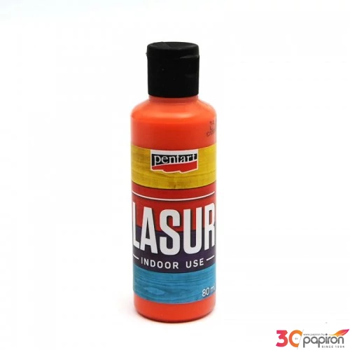 Lazúr beltéri 80ml narancs Pentart 8573