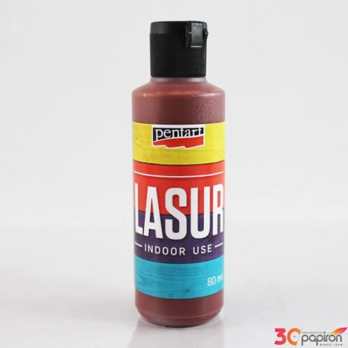 Lazúr beltéri 80ml barna Pentart 8575