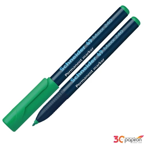 Alkoholos marker Schneider Maxx 240' 1-2mm kúpos hegyű zöld Írószerek SCHNEIDER 124004