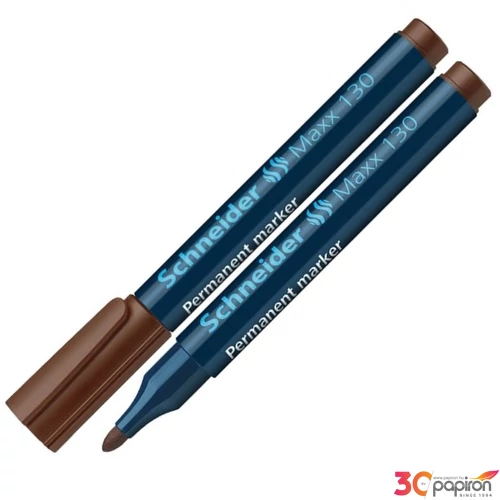 Alkoholos marker Schneider Maxx 130 1-3mm kúpos hegyű barna Írószerek SCHNEIDER 113007