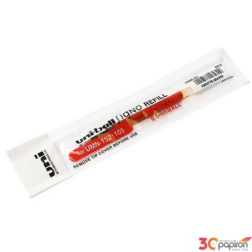 Zselés tollbetét UNI-BALL UMR-87' 0,4mm piros Írószerek UNI UMR-87 RED