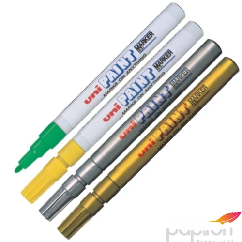 Lakkmarker UNI-BALL Paint PX-21(L) 0,8-1, 2mm kúpos hegyű ezüst Írószerek UNI-BALL PX-21(L) SILVER(EU)