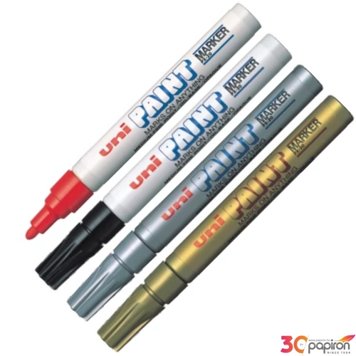 Lakkmarker UNI-BALL Paint PX-20(L) 2,2-2,8mm kúpos hegyű piros Írószerek UNI-BALL PX-20(L) RED(EU)