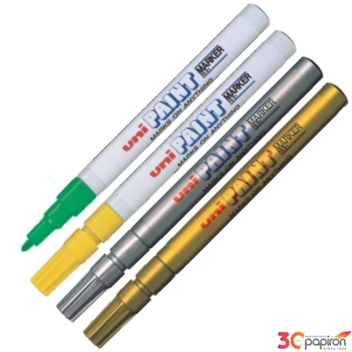Lakkmarker UNI-BALL Paint PX-21(L) 0,8-1, 2mm kúpos hegyű sárga Írószerek UNI-BALL PX-21(L) YELLOW(EU)