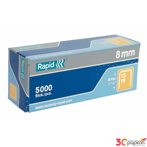 Tűzőkapocs 13/8 Rapid Rapid 13/8 STRONG horganyzott Rapid 5000db rendelési egység ár 1 dob