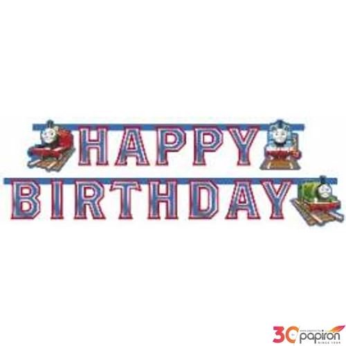 Party transzparens papír Thomas 1, 8m R552163