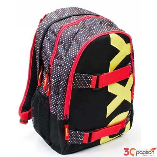 Hátizsák KPP ergonómikus OX SPORT II TEEN / SZÍNES PÖTTYÖS mérete: 360X440X200