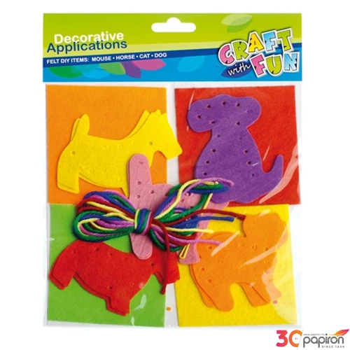 Dekor figura filc szett  308997