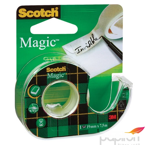 Ragasztószalag 3M/Scotch Magic Tape 19mmx7,5mm adagolós 8-1975D