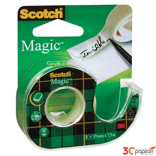 Ragasztószalag 3M/Scotch Magic Tape 19mmx7,5mm adagolós 8-1975D