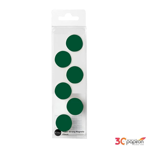 Táblamágnes 20mm Bi-Office mágneses táblához 10db-os Prezentáció BI-OFFICE IM032609-001