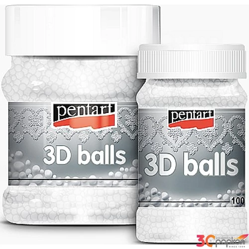 3D golyó nagy Pentart, 100 ml