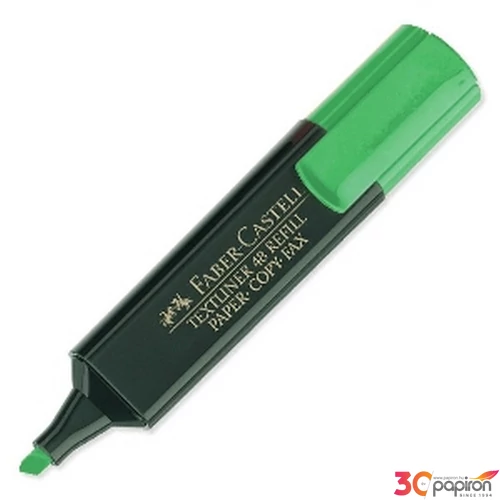 Faber-Castell szövegkiemelő Textliner 1548 paper/copy/fax zöld Highlighter 154863