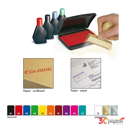 Bélyegzőfesték STK Coloris 4010 28ml lila Trodat olaj nélküli irodai, kreatív használatra