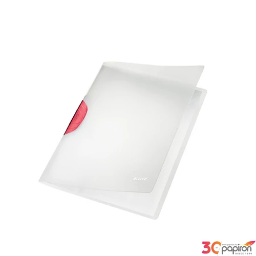 Gyorsfűzős dosszié Leitz MAGIC ColorClip, piros Leitz