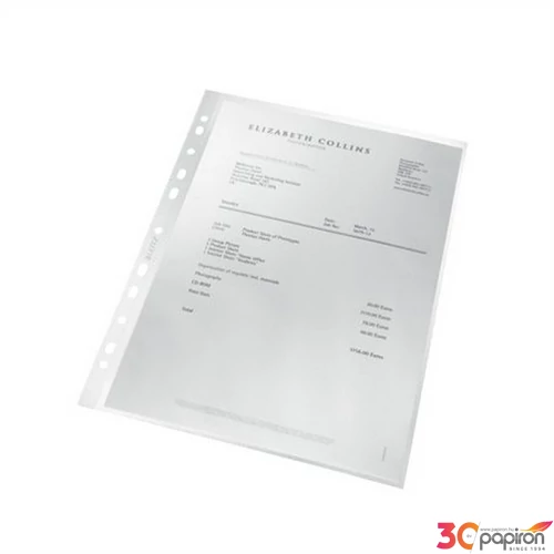 Genotherm lefűzhető Leitz Recycle, narancsos, átlátszó 25db/csomag Leitz 1cso rendelési egység ár 25db-ra