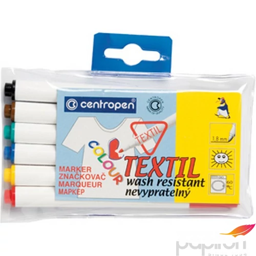 Textilfilc Centropen 2739/6 készlet textilfilc marker, filctoll