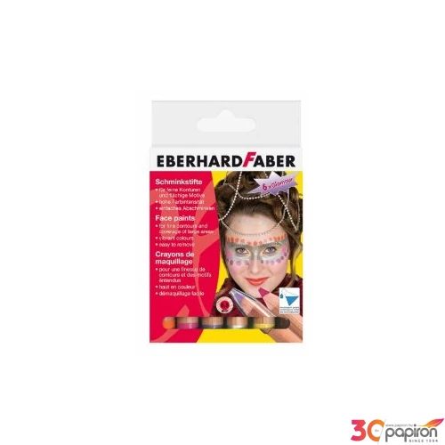 Arcfesték Eberhard Faber 6db-os glamour dizájn E579102
