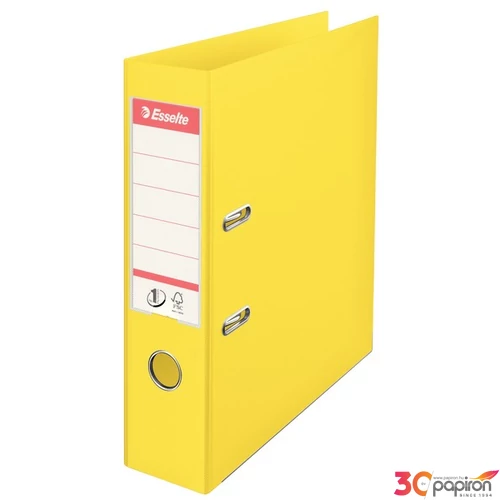 Iratrendező Esselte STANDARD VIVIDA A4 75mm élvédős sárga Esselte