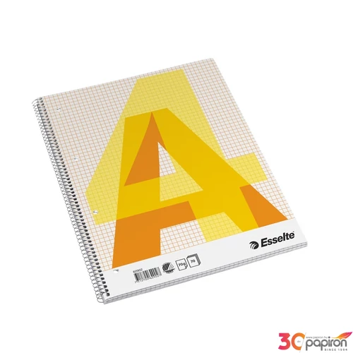 Spirálfüzet A4 Esselte Irodai A4, kockás Esselte
