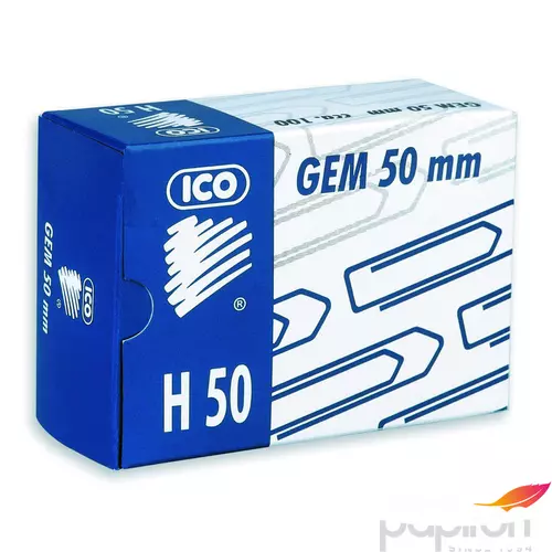 Gémkapocs 50mm H50 ICO 100db magam minőségű anyagból gyártott