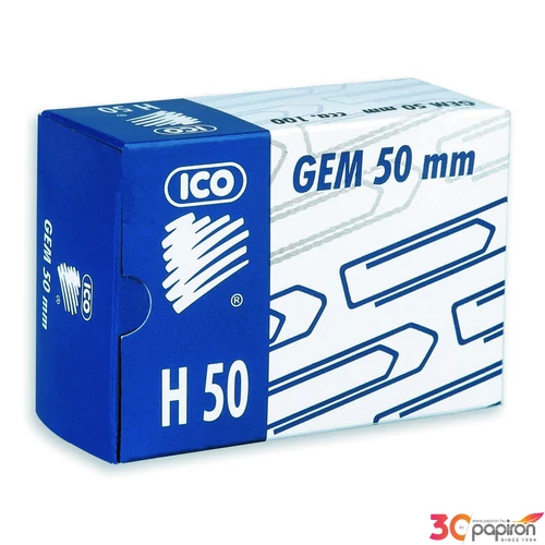 Gémkapocs 50mm H50 ICO 100db magam minőségű anyagból gyártott
