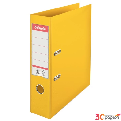Iratrendező Esselte STANDARD 75mm élvédős sárga Esselte