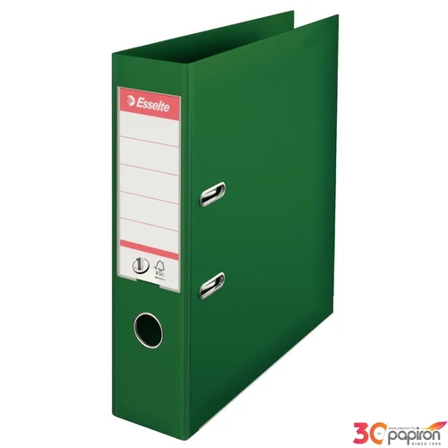 Iratrendező Esselte STANDARD 75mm élvédővel zöld Esselte