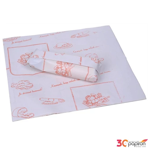 Íves Húscsomagoló Papír 30x30cm 5kg Íves csomagolópapírok